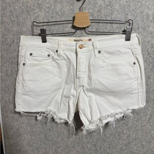 Levi's White Jean Shorts for Women